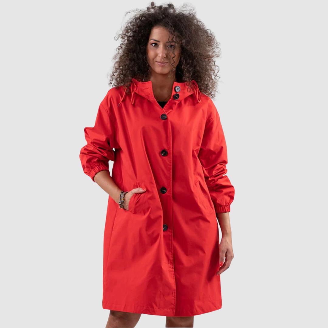 Lucie Elise – Kurtka damska oversize z kapturem