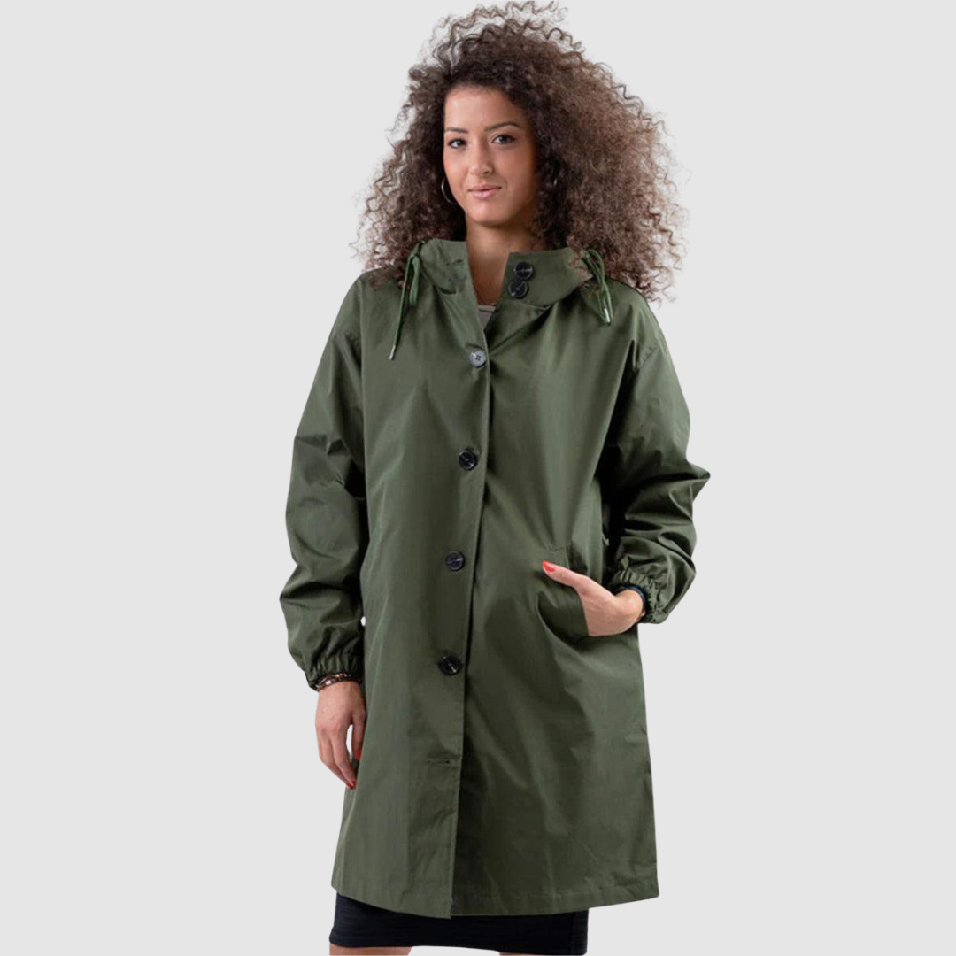 Lucie Elise – Kurtka damska oversize z kapturem