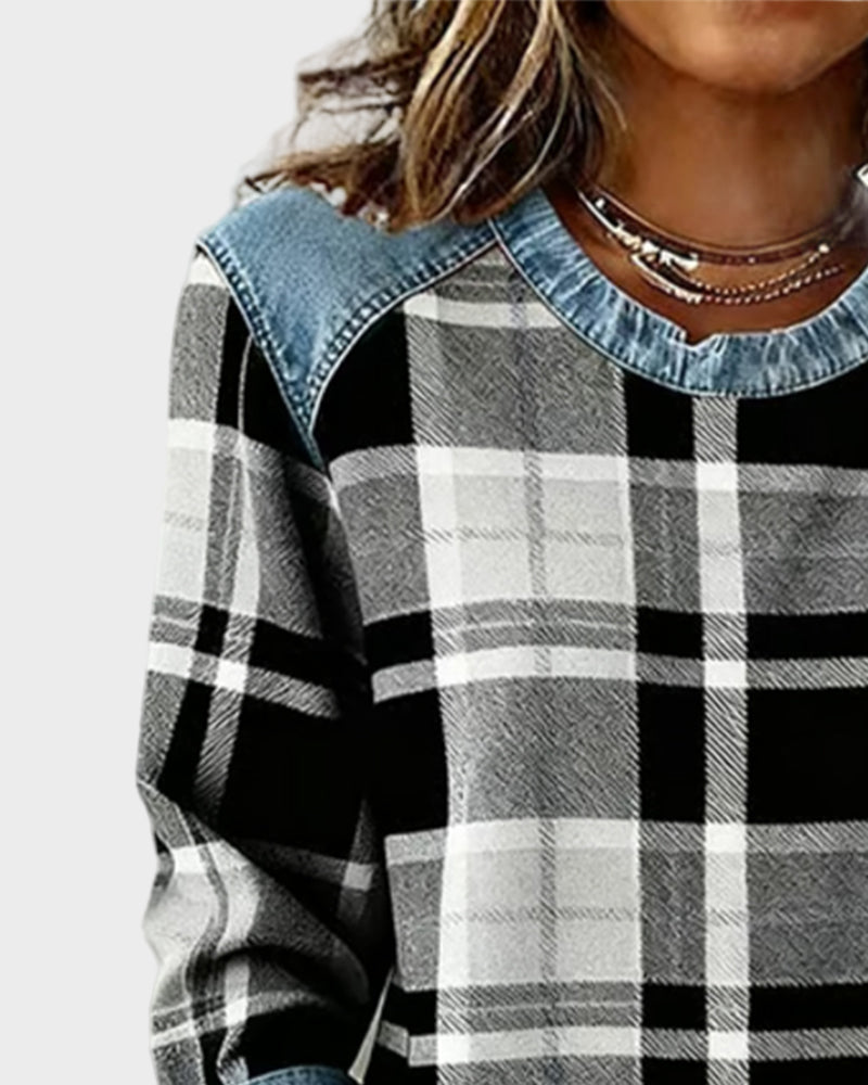 Ivy – Bluza damska w kratę