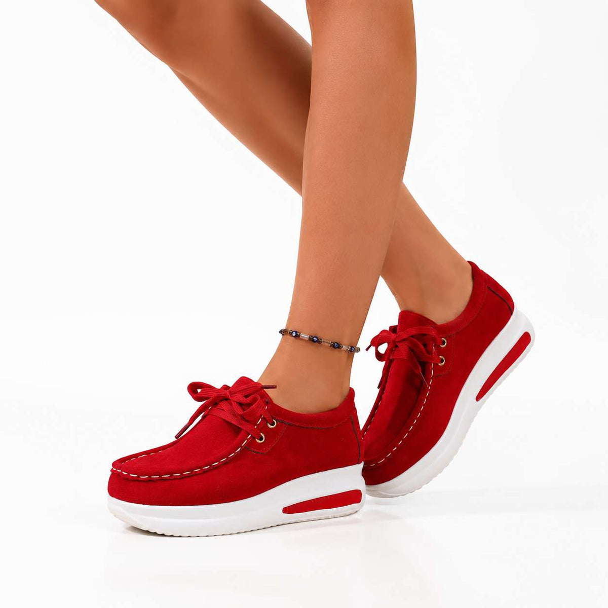 Livio – Eleganckie Buty Damskie z Okrągłym Noskiem i Sznurowanym Zapięciem