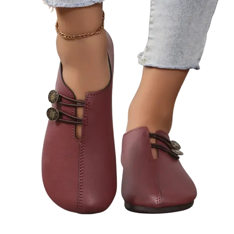 Gabriela – Damskie Buty Sznurowane z Wyściełaną Wkładką i Smukłym Krojem