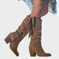Edyta – Botki damskie w stylu boho-western