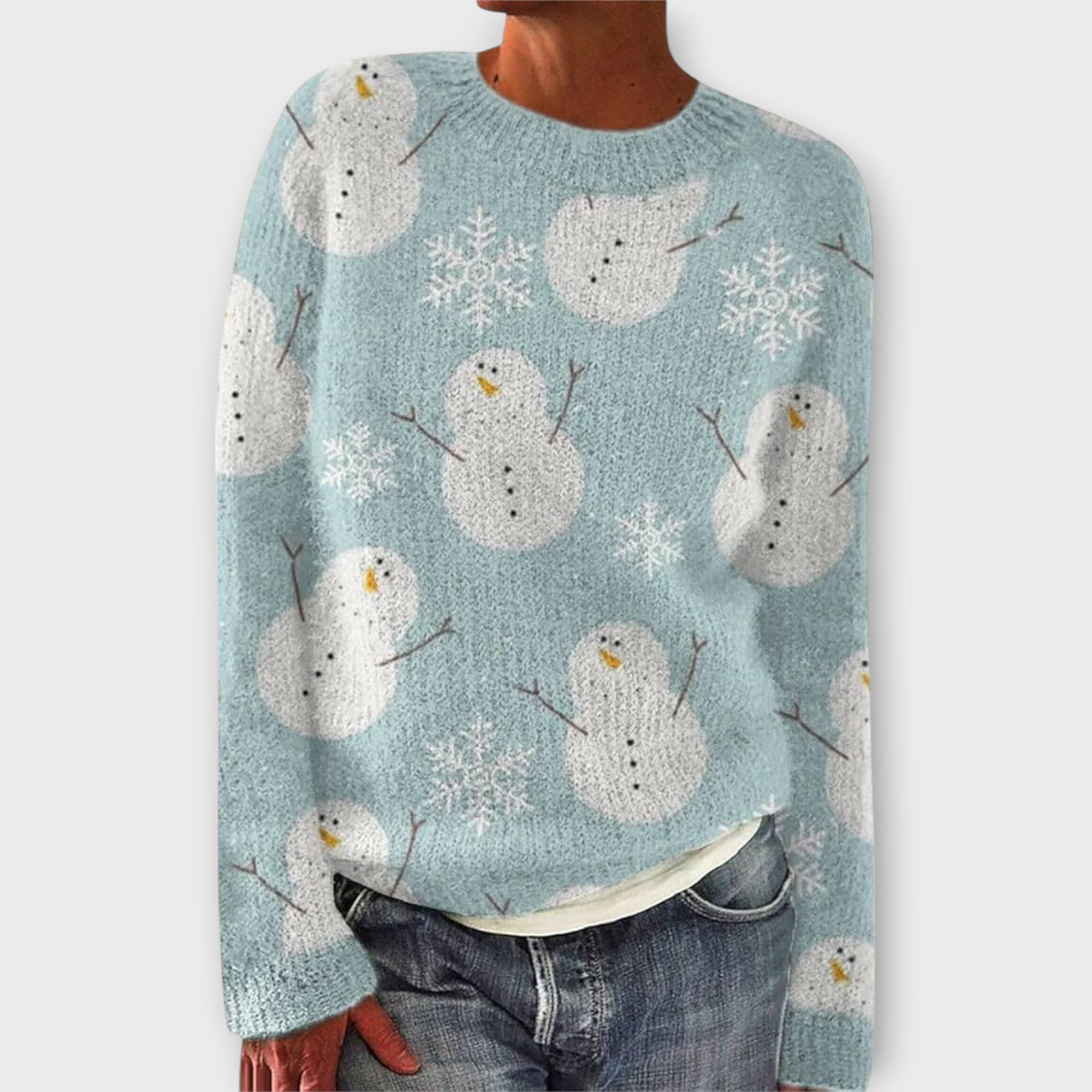 Simone – Sweter damski w świąteczny wzór