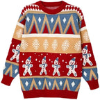 Sara – Sweter damski oversize ze świątecznym wzorem