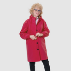 Magdalena – Kurtka damska oversize z kapturem