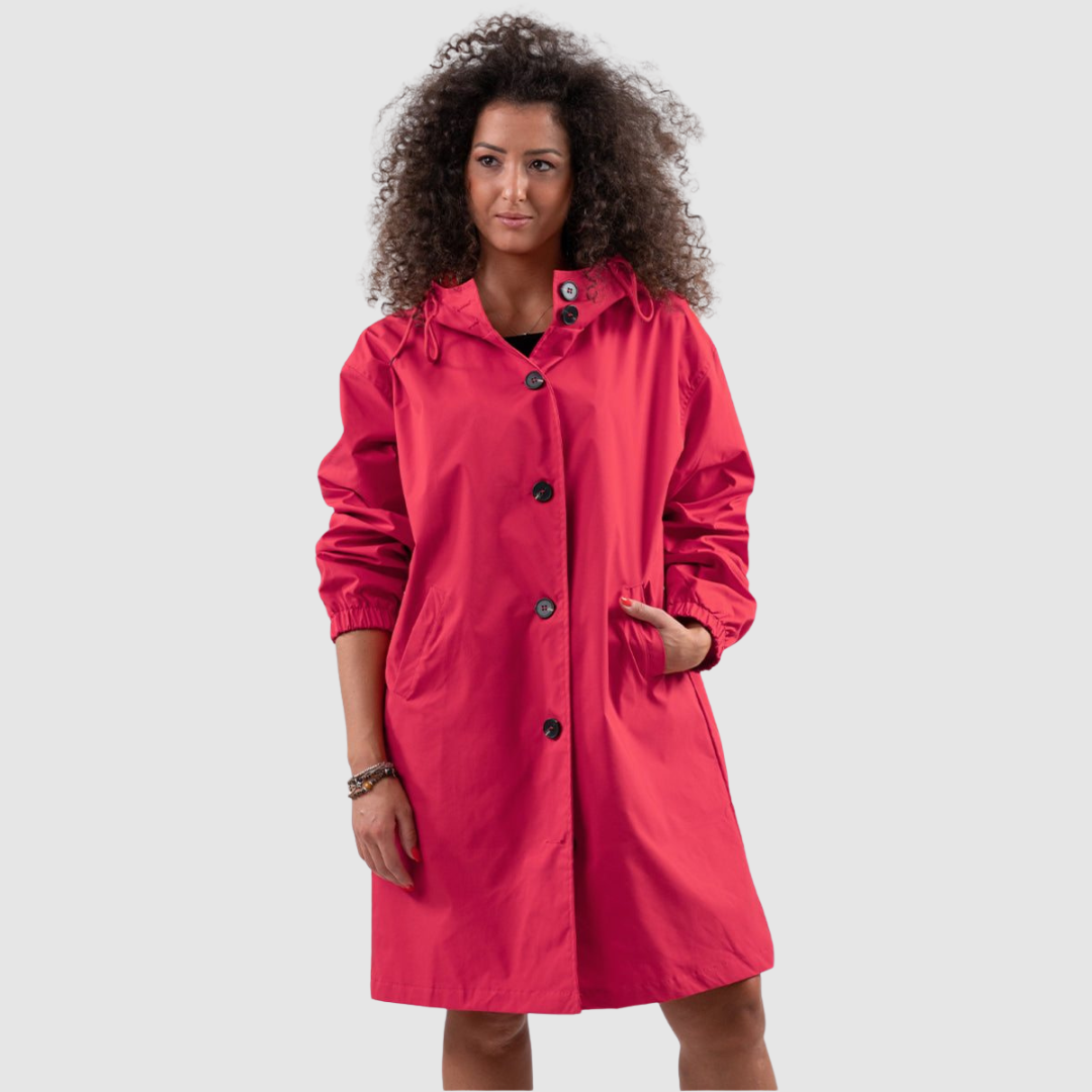Lucie Elise – Kurtka damska oversize z kapturem