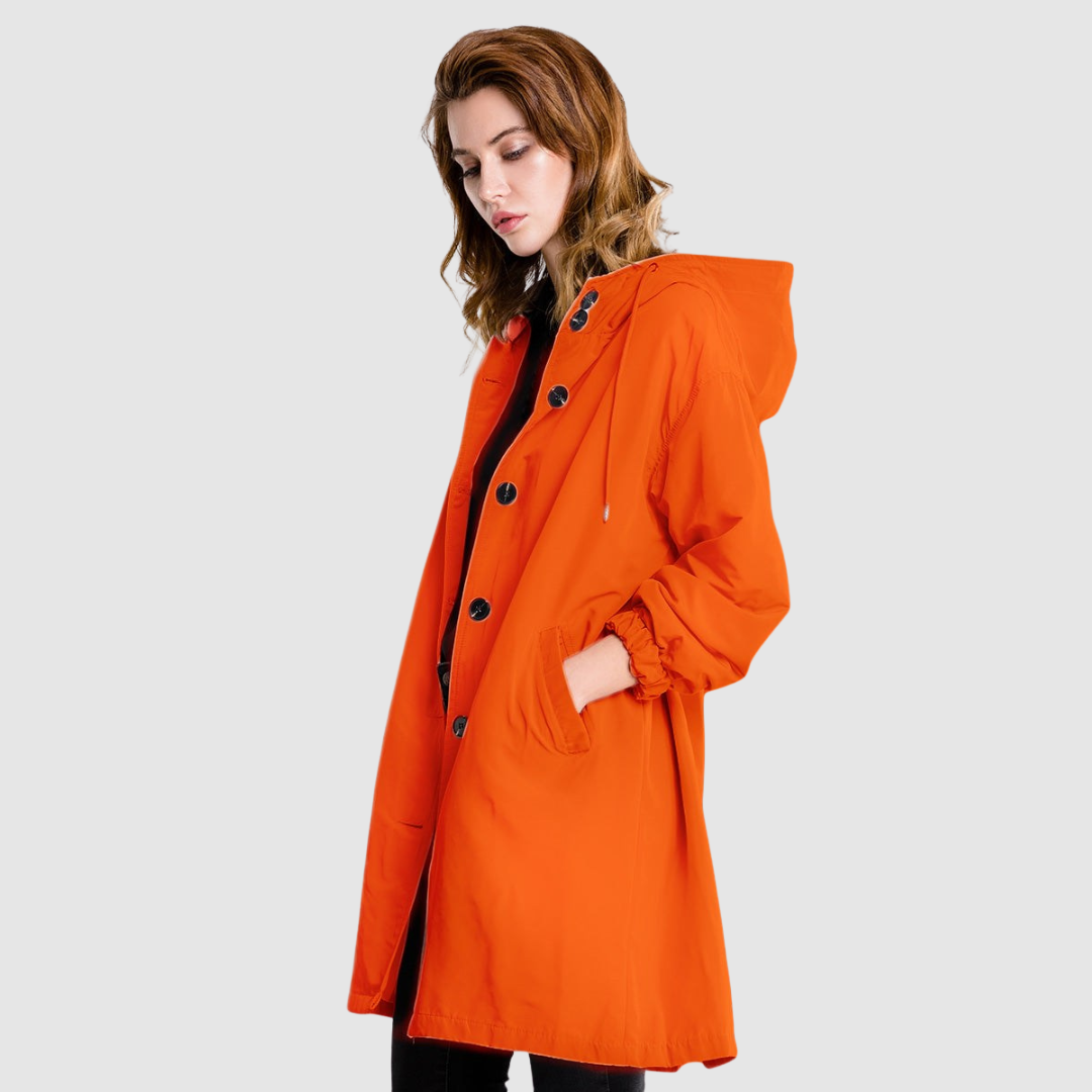 Magdalena Noelle – Kurtka damska oversize z kapturem