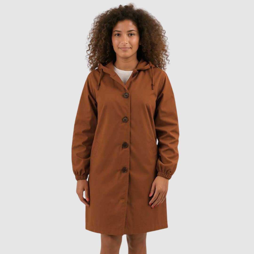 Lucie Elise – Kurtka damska oversize z kapturem
