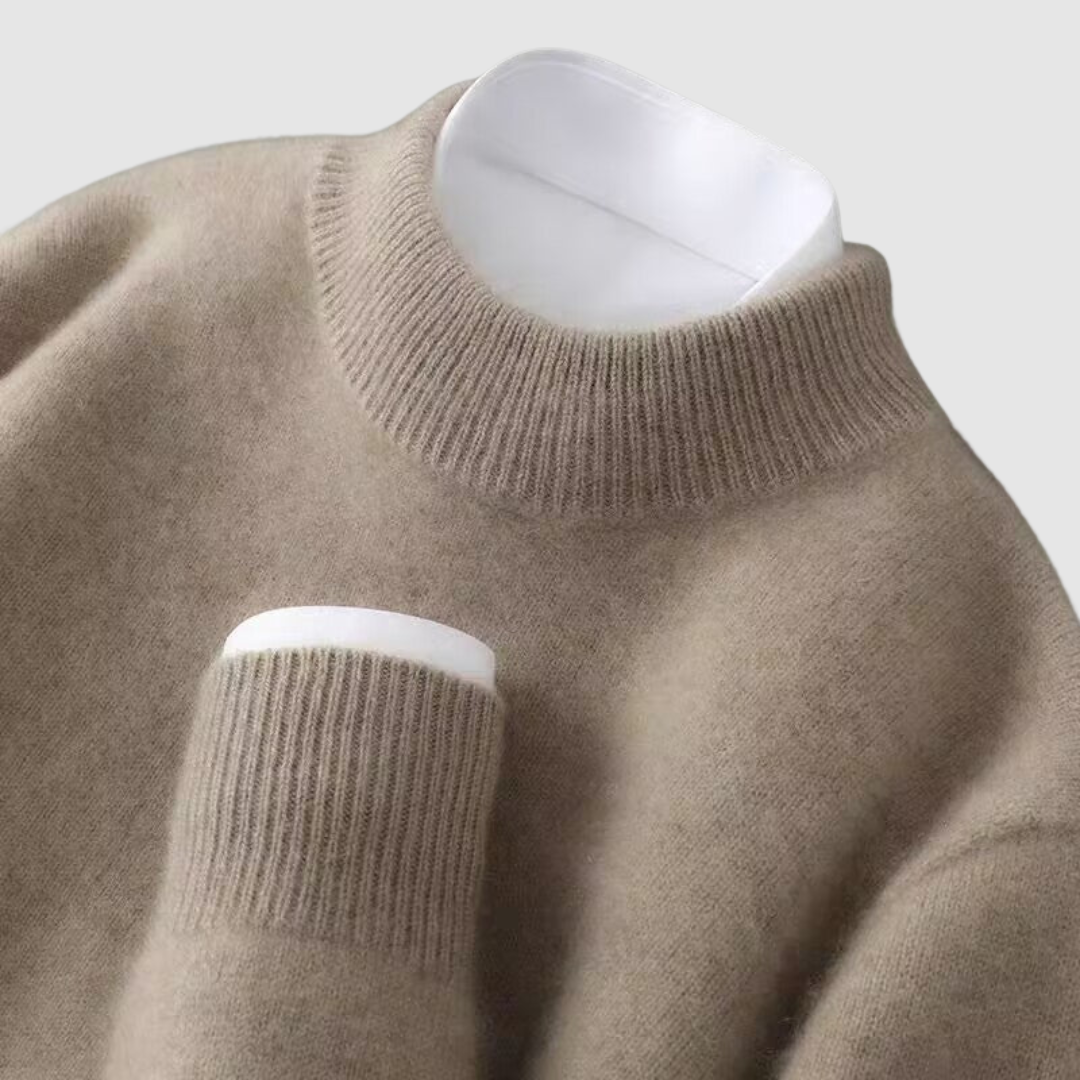 Anezka Rose – Elegancki sweter damski z wysokim kołnierzem
