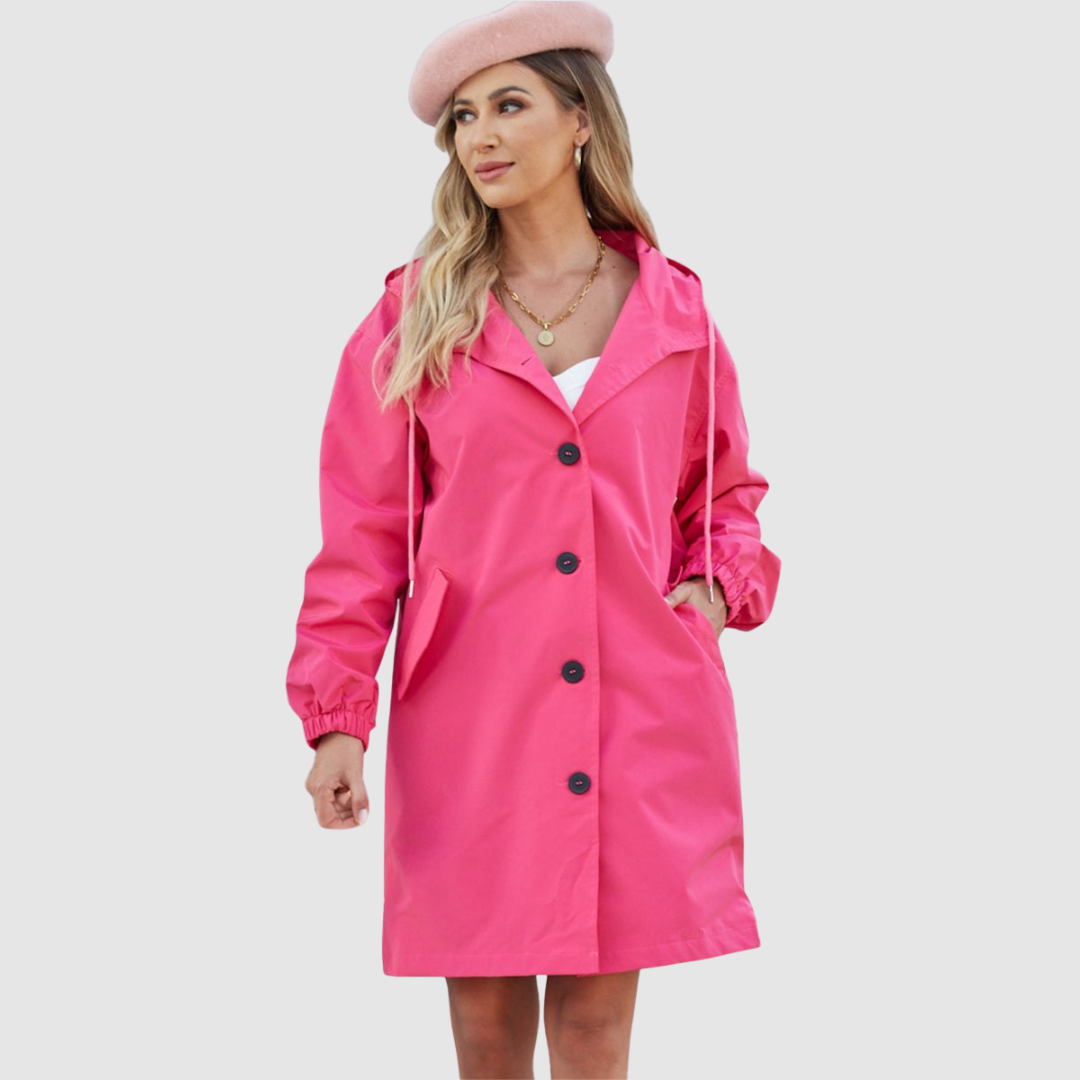 Lucie Elise – Kurtka damska oversize z kapturem