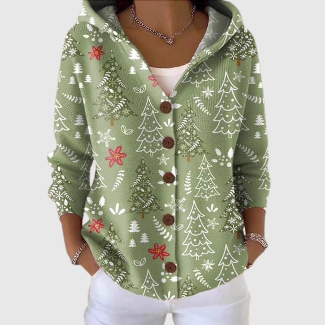 Nina – Sweter damski z kapturem