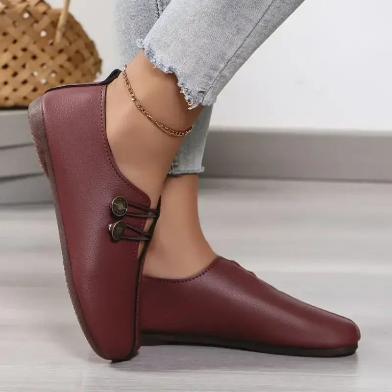 Gabriela – Damskie Buty Sznurowane z Wyściełaną Wkładką i Smukłym Krojem