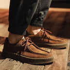 Tobias – Męskie buty sznurowane z okrągłym noskiem