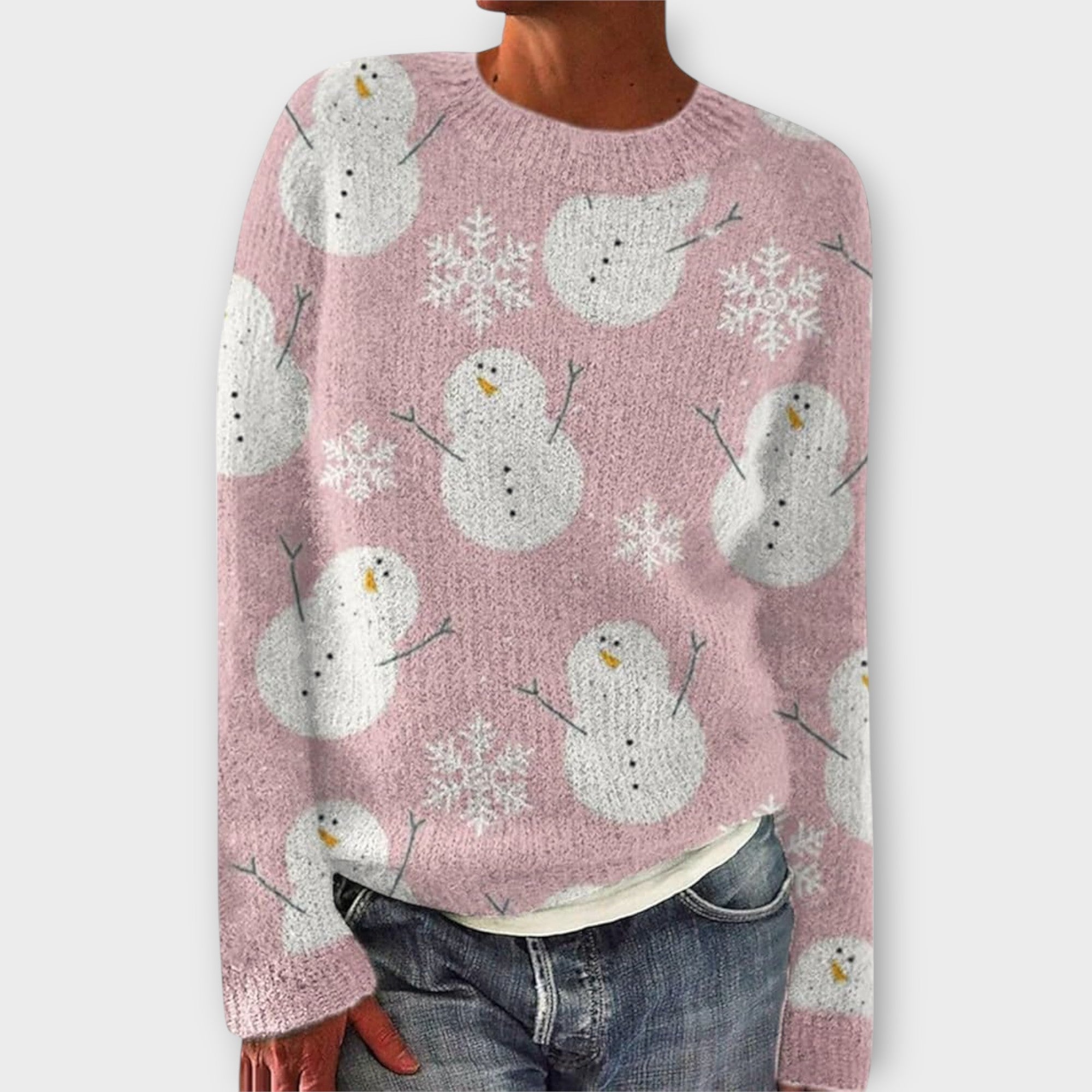 Simone – Sweter damski w świąteczny wzór