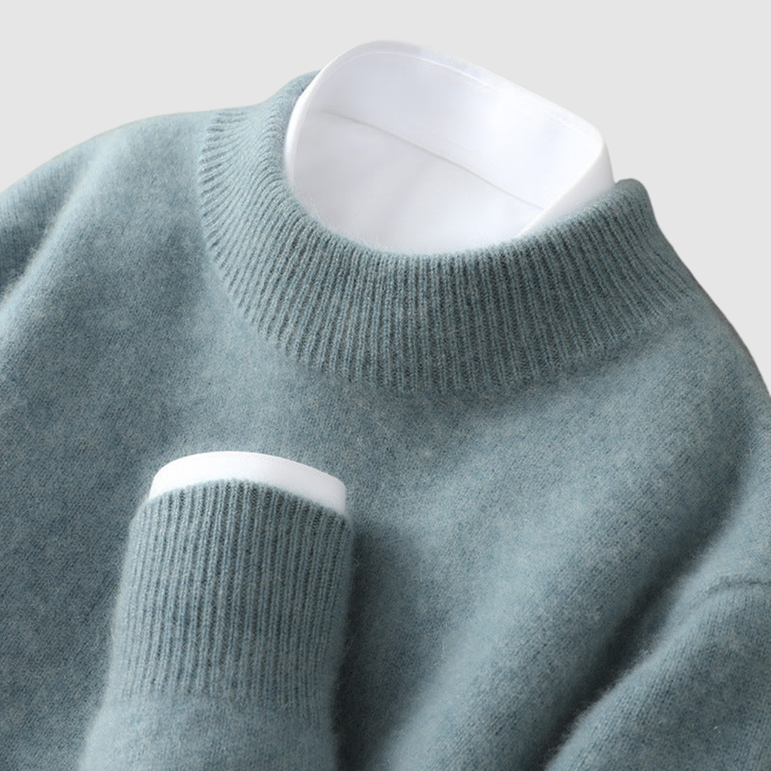 Anezka Rose – Elegancki sweter damski z wysokim kołnierzem