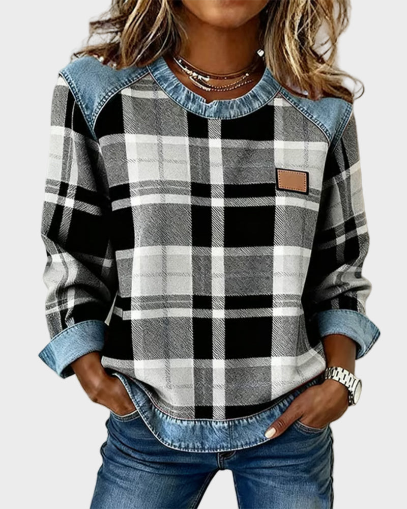 Ivy – Bluza damska w kratę