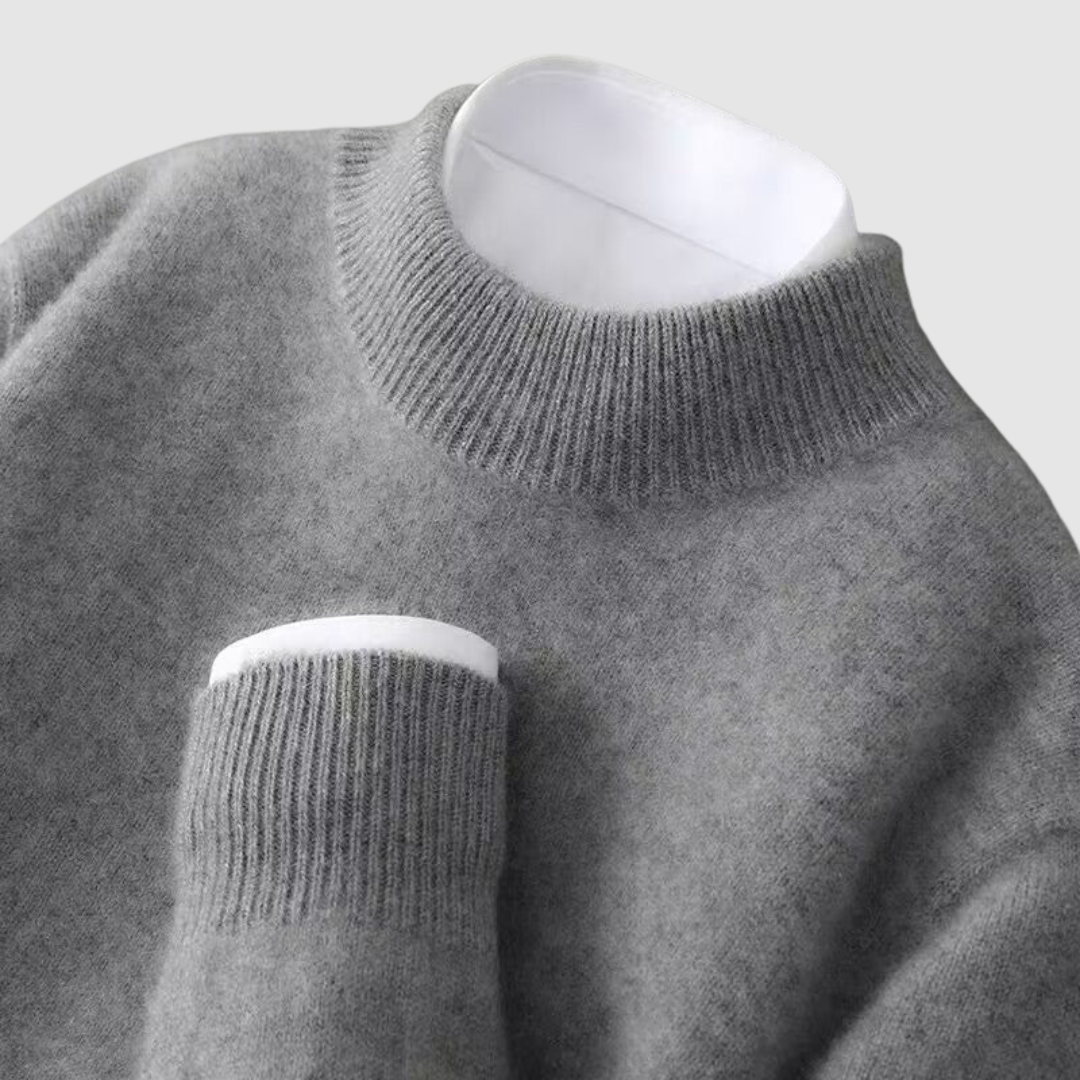 Anezka Rose – Elegancki sweter damski z wysokim kołnierzem