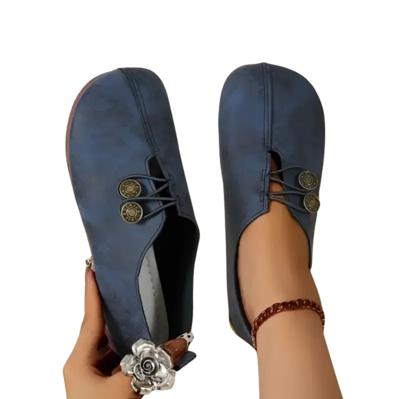 Gabriela – Damskie Buty Sznurowane z Wyściełaną Wkładką i Smukłym Krojem