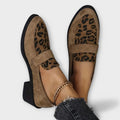 Natalia – Damskie mokasyny w leopardzi wzór