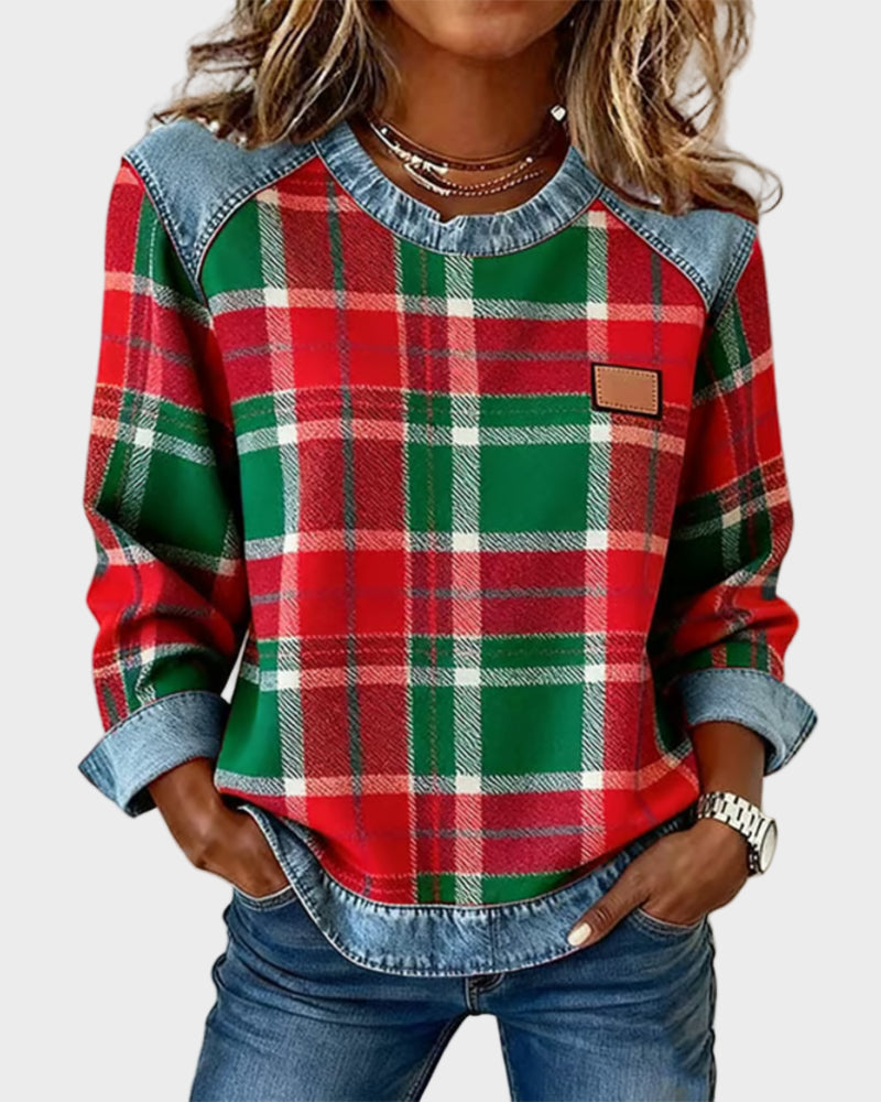 Ivy – Bluza damska w kratę