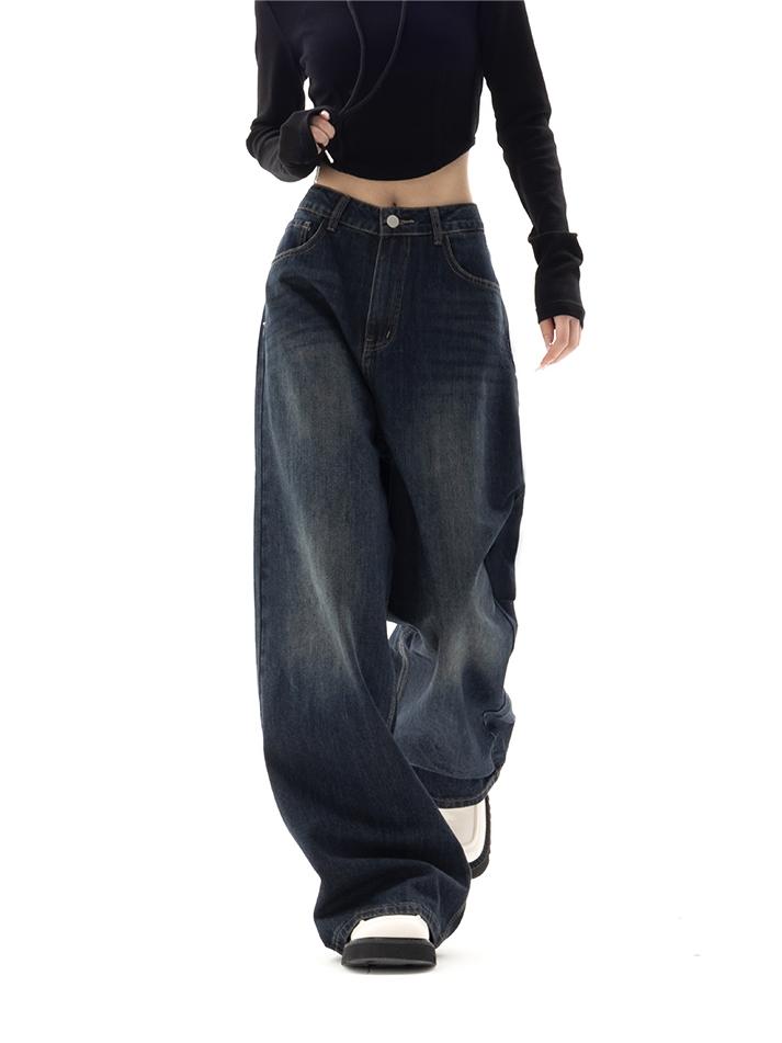 Marta – Jeansy damskie baggy w stylu vintage
