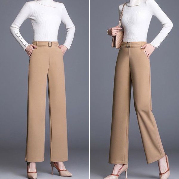Klara Iris – Eleganckie spodnie damskie z zamkiem