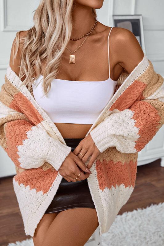 Amber – Kardigan damski oversize o swobodnym kroju