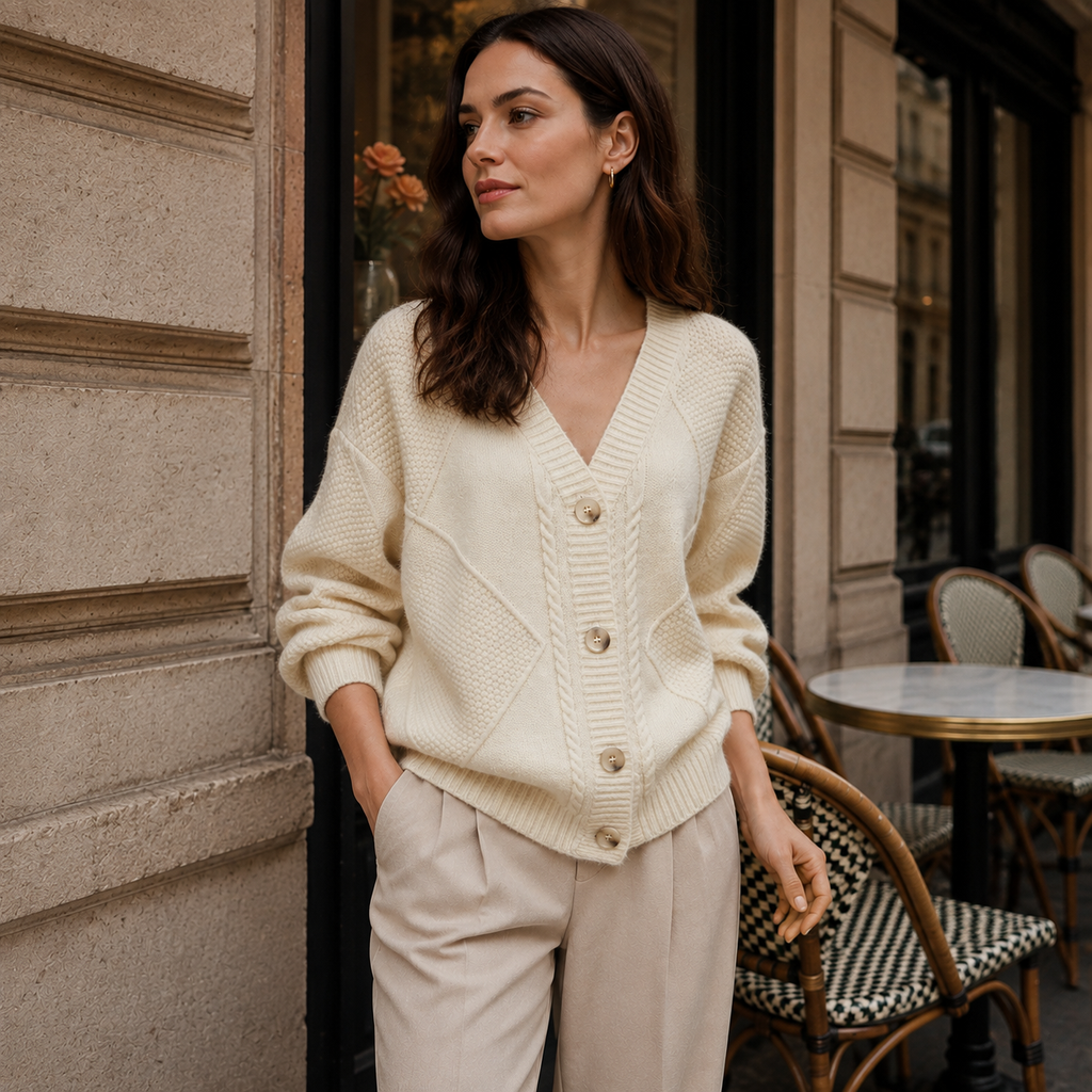 Elena – Sweter damski z długim rękawem