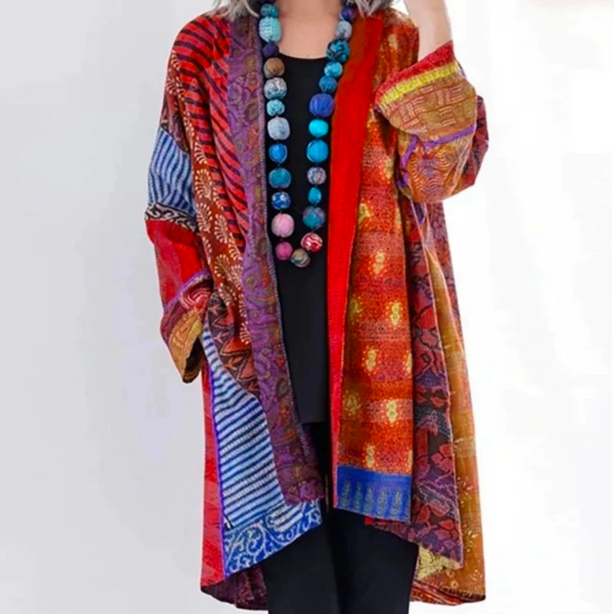 Hanna – Długi kardigan damski boho