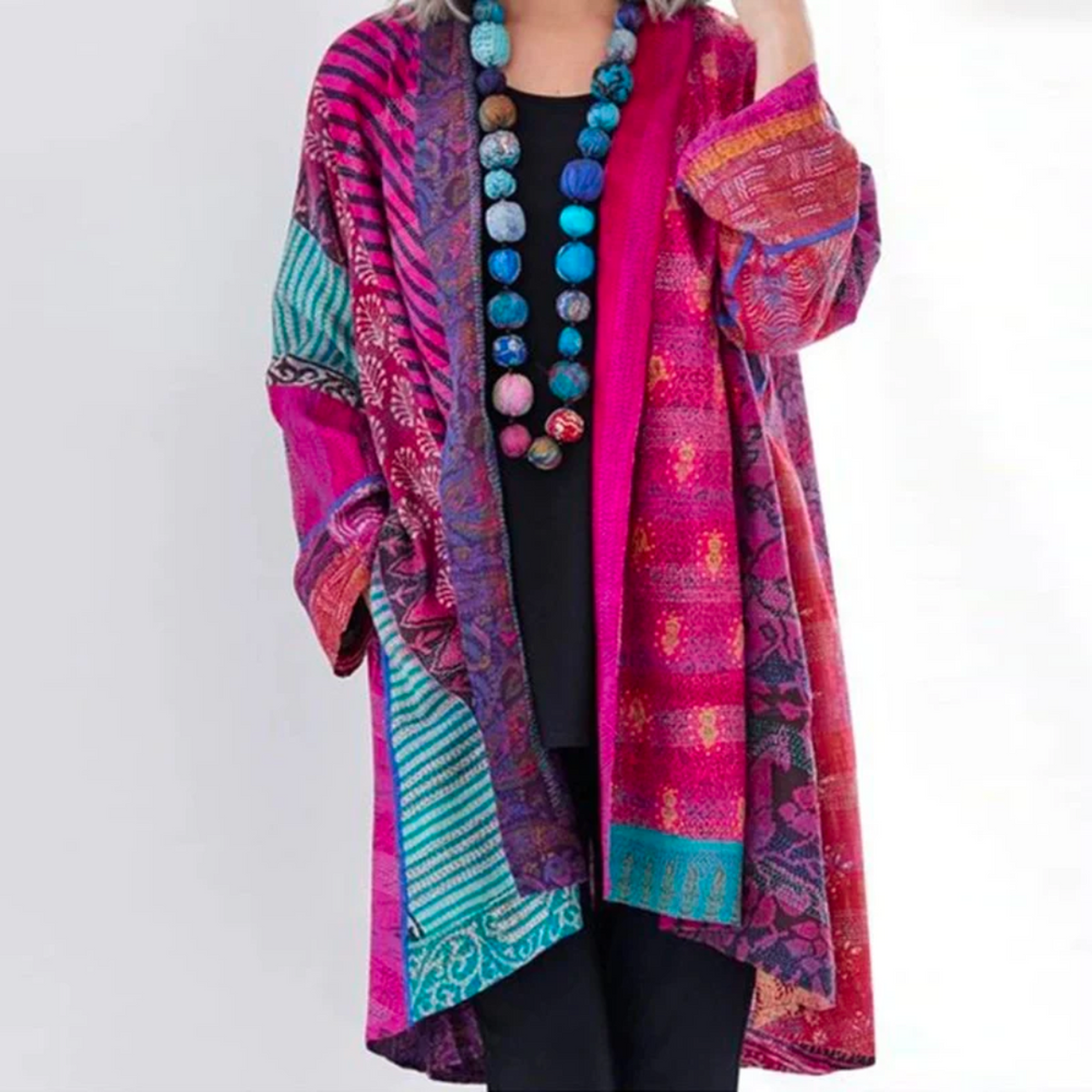 Hanna – Długi kardigan damski boho