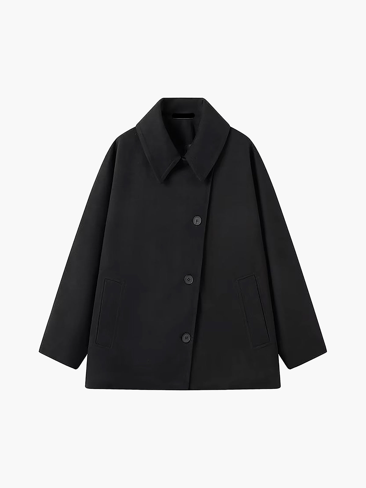 Natalia – Płaszcz damski oversize z guzikami