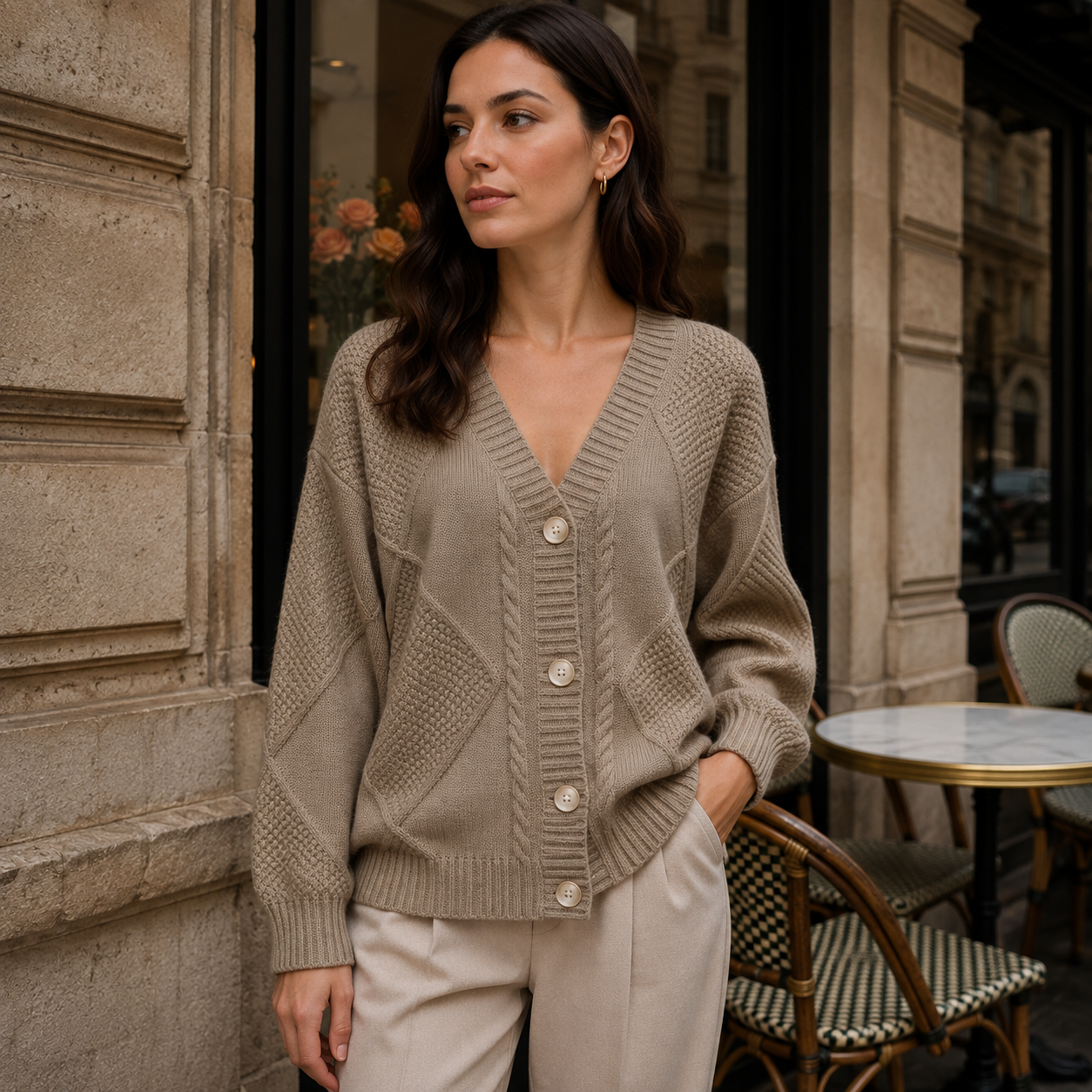 Elena – Sweter damski z długim rękawem