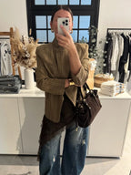Joanna – Luźna marynarka damska w paski