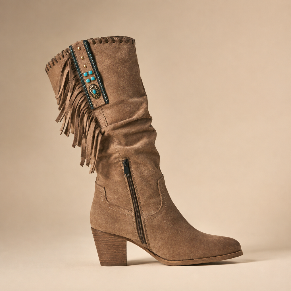 Edyta – Botki damskie w stylu boho-western