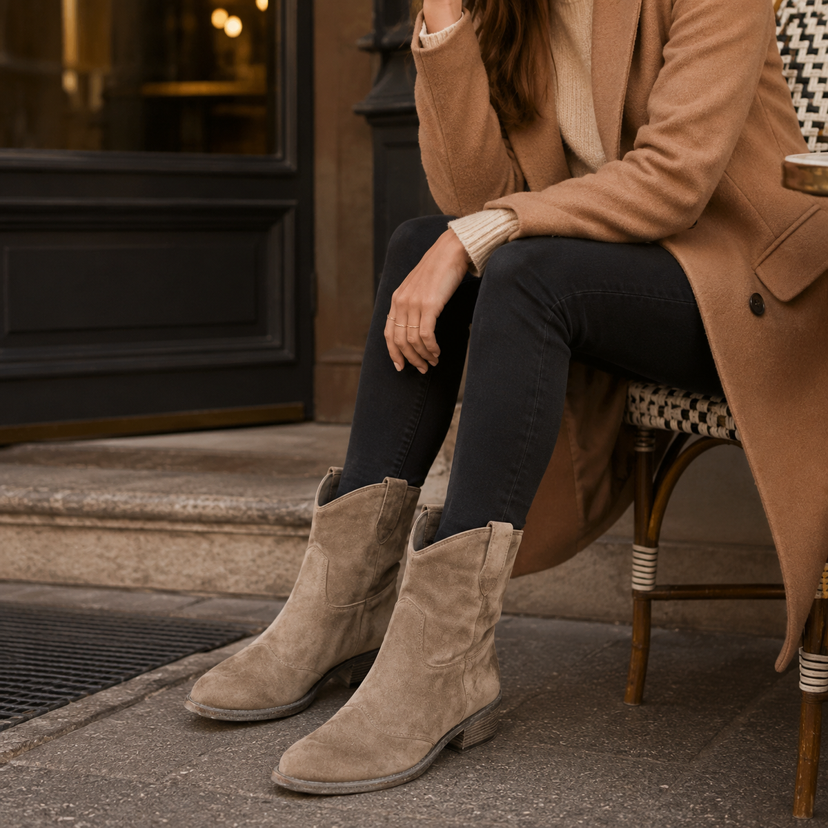 Lyla | Botki w stylu western