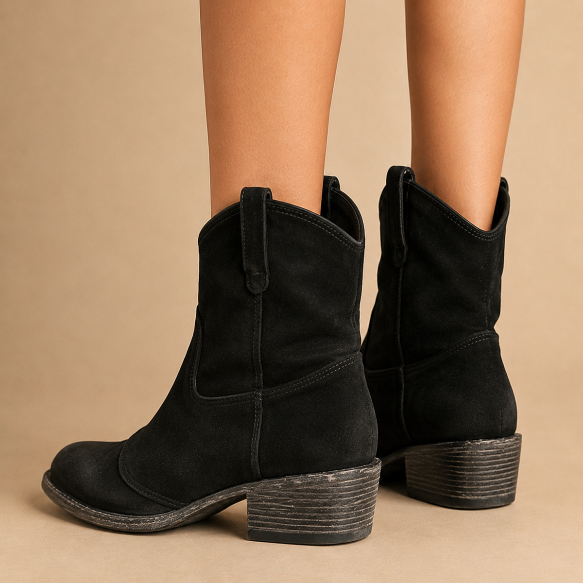 Lyla | Botki w stylu western