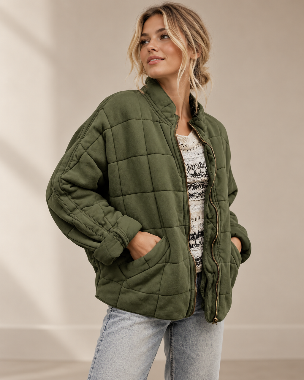 Viktorie Rose – Chaqueta acolchada elegante de mujer