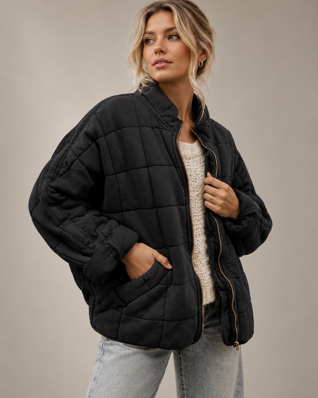 Viktorie Rose – Chaqueta acolchada elegante de mujer