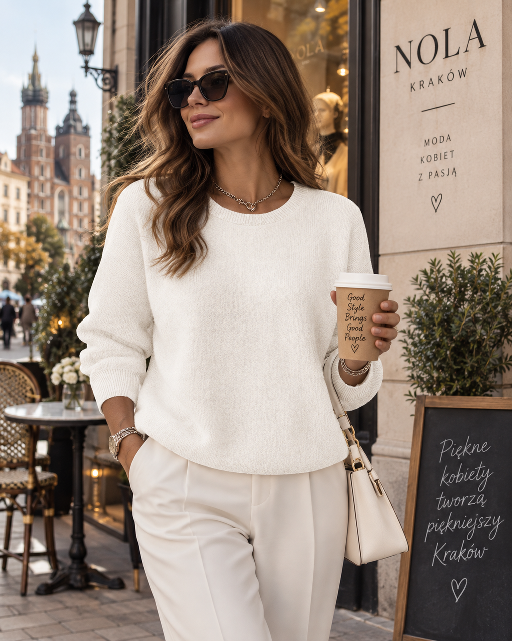 Janice – Elegancki sweter damski