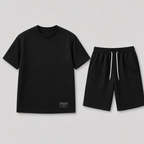 Filip – Męski sportowy zestaw letni z T-shirtem oversize i szortami