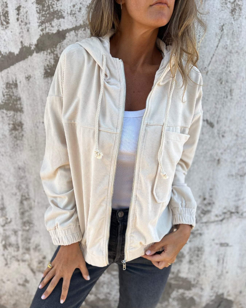 Cynthia – Bluza damska z kapturem i zamkiem