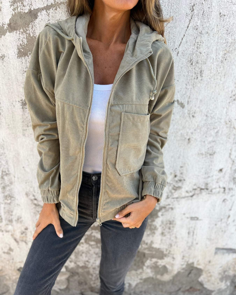 Cynthia – Bluza damska z kapturem i zamkiem