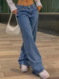 Mira – Jeansy damskie baggy z niskim stanem