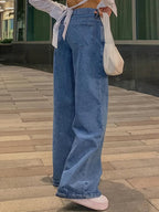 Mira – Jeansy damskie baggy z niskim stanem