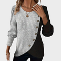 Kaia – Elegancki sweter damski z guzikami