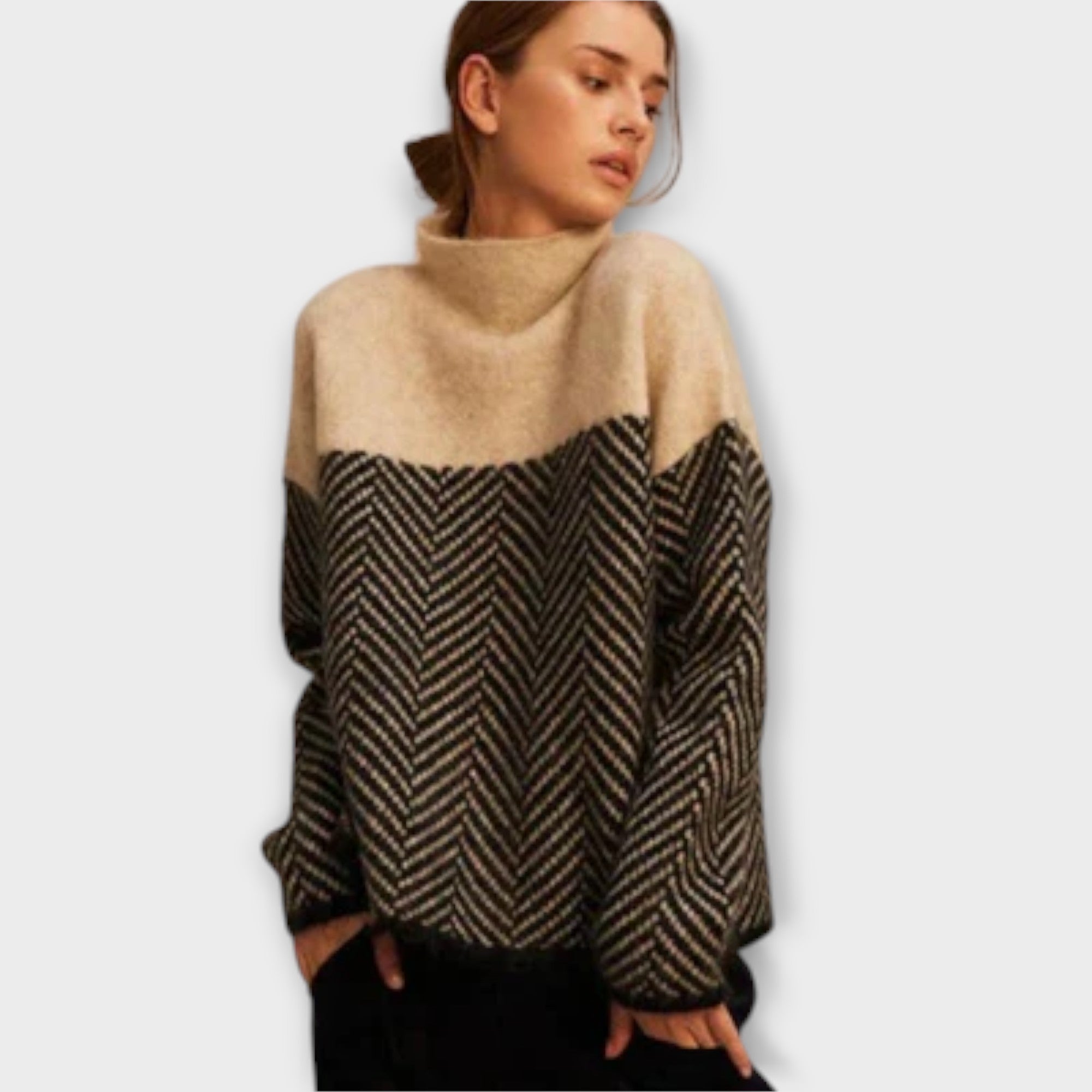 Maeve – Sweter damski z golfem