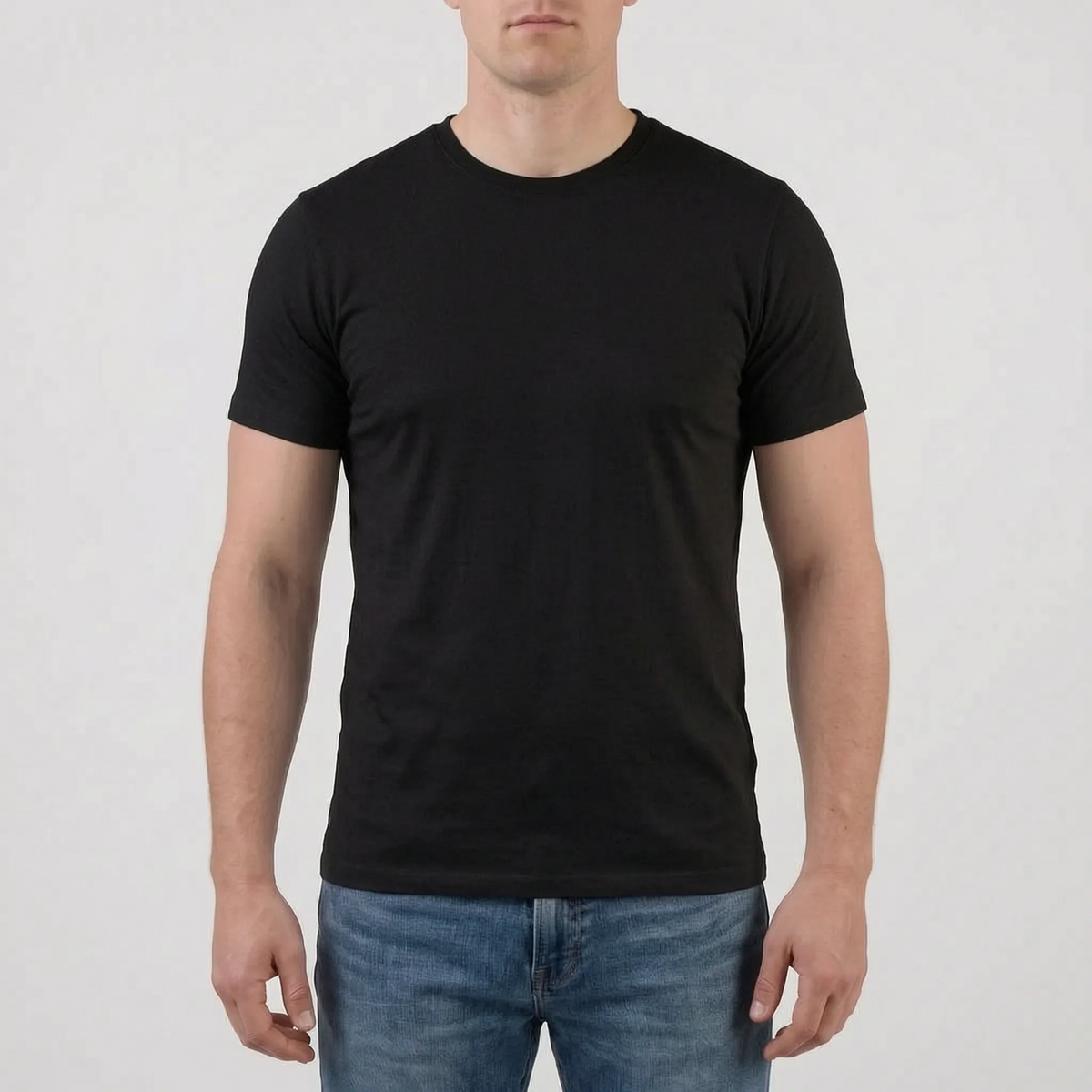 Dopasowany Biały T-Shirt Męski - Codzienne Stylizacje