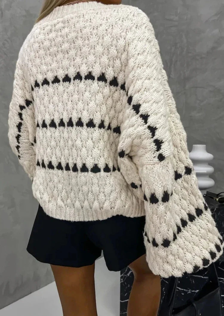 Lucy – Sweter damski o teksturowanym splocie