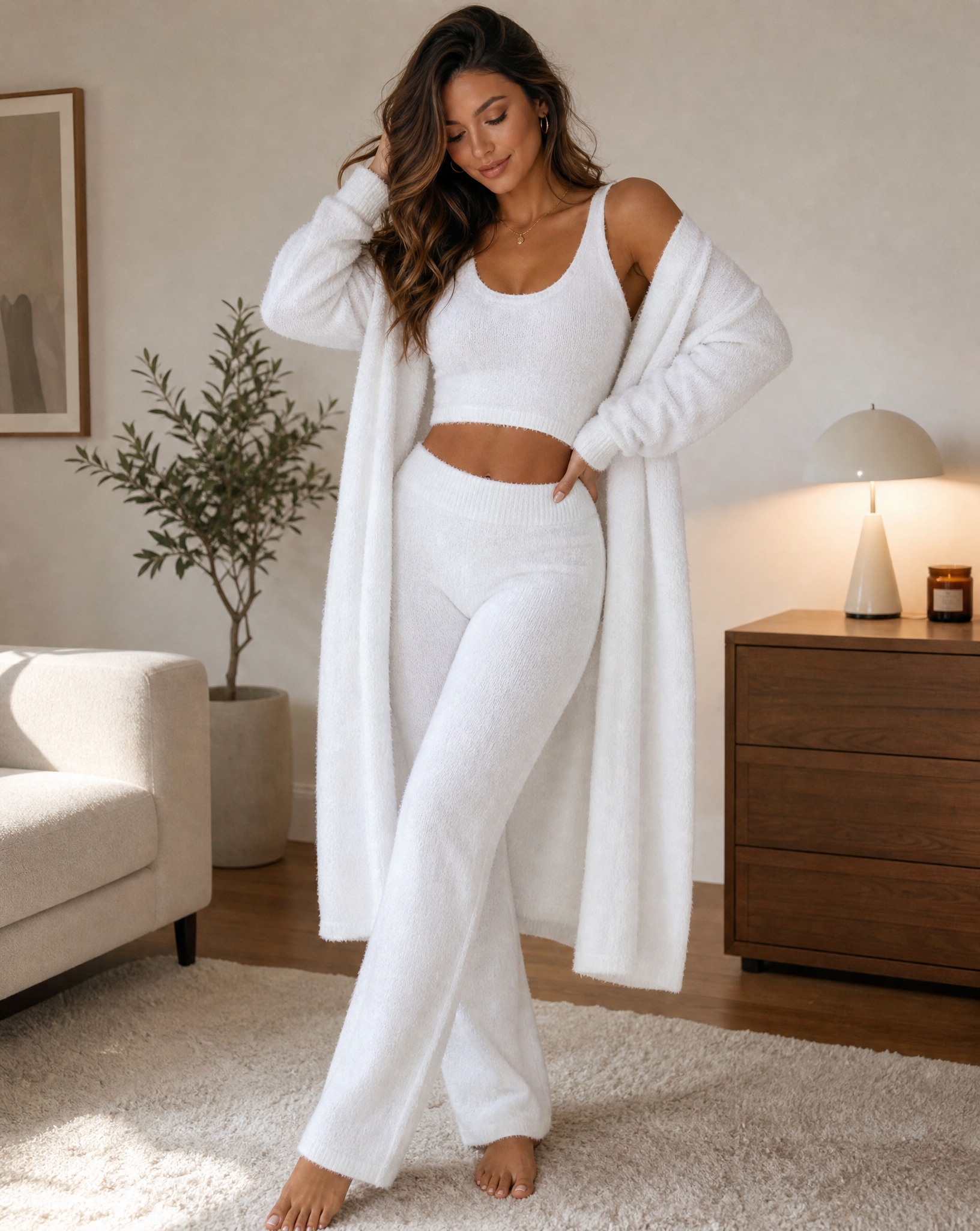Lola – Komplet damski lounge o swobodnym kroju