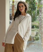 Johanna – Kardigan damski oversize z guzikami